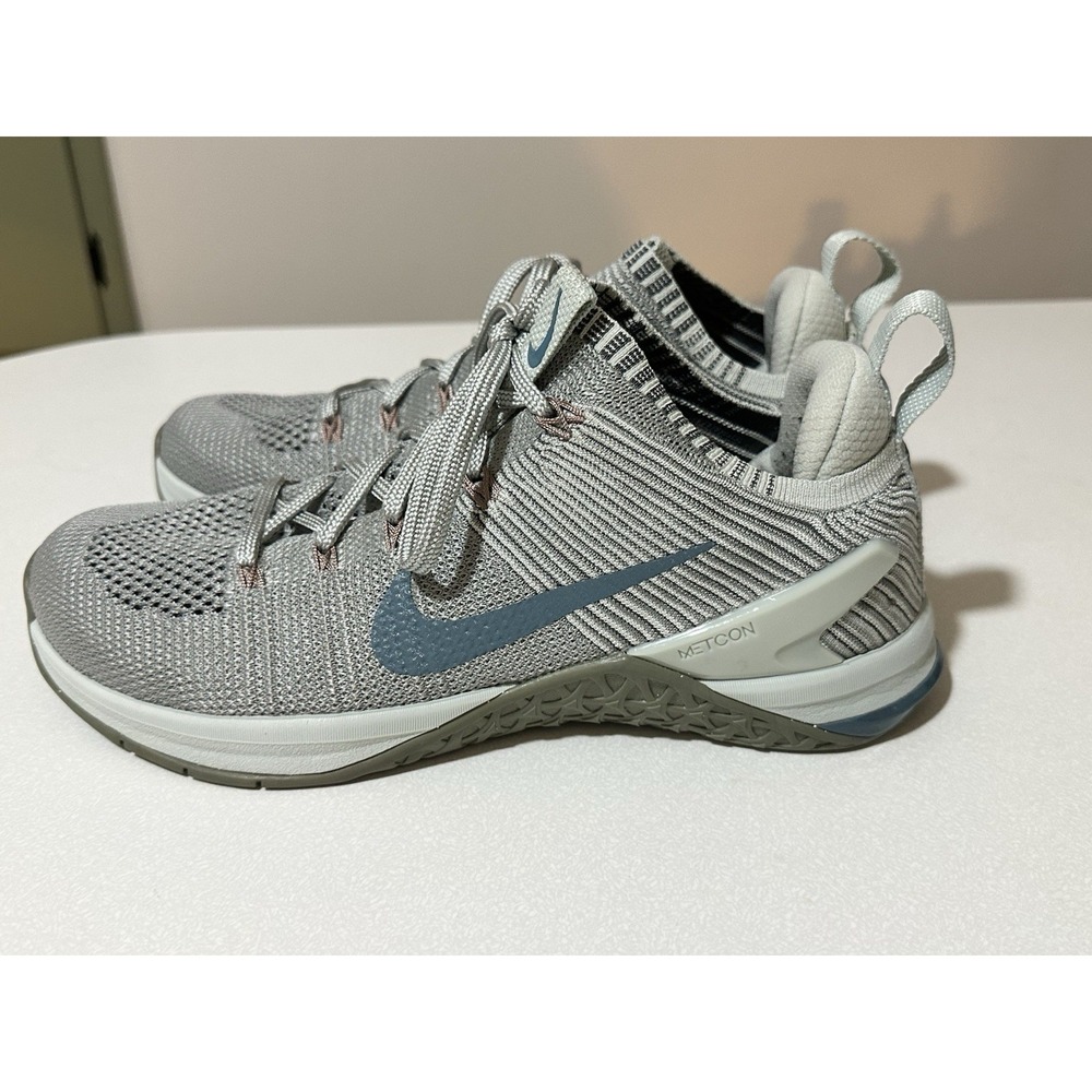Nike Metcon DSX Flyknit 2 Women's Gray Training Shoes Size 8.5 924595-040